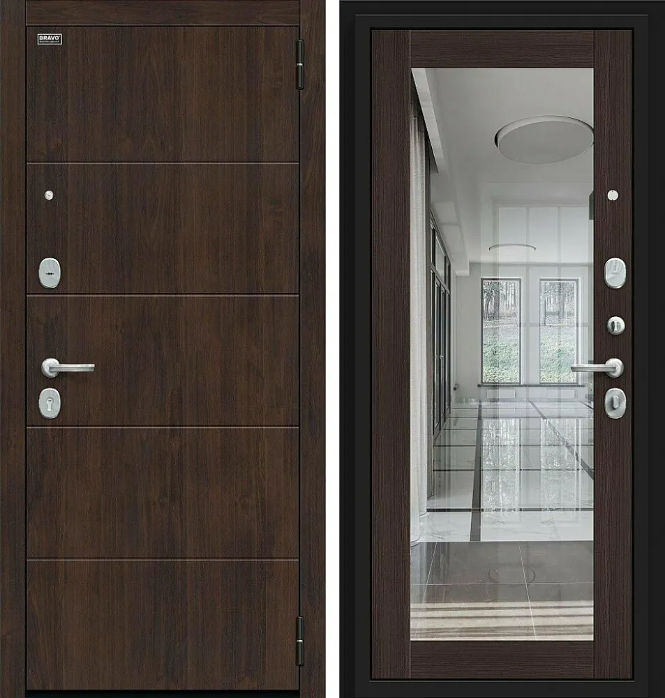 Фото Дверь Флэт Kale Almon/Wenge Veralinga BR4592